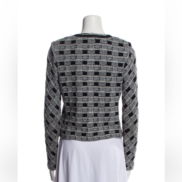 St. John plaid print evening jacketed USA 4 - Picture 3 of 9